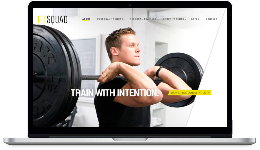 Fit Squad Homepage